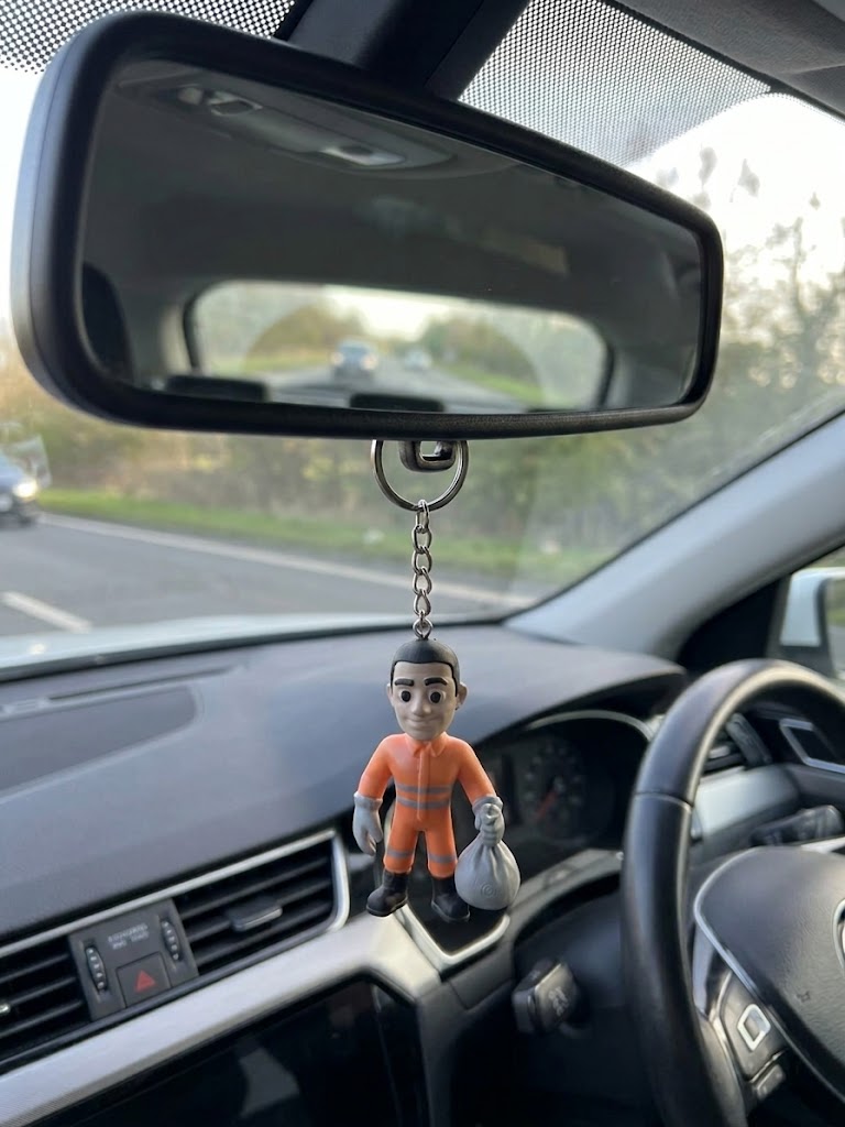 Chaveiro personalizado lixeiro